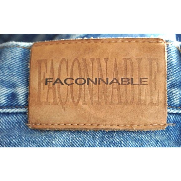 Vintage Faconnable Jeans High Waisted Mom Jeans Blue Denim Womens Size 10 L - Picture 15 of 15